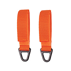 ergodyne Squids 3172 Anchor Strap Hook and Loop Closure for Tool Tethering, 5 lb Max Working Capacity, 5" Long, Orange, 2/Pack (EGO19172)