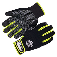 ergodyne ProFlex 850 Insulated Freezer Gloves, Black, 2X-Small, Pair (EGO18150)
