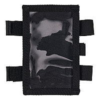 ergodyne Squids 3390 Dual Band Arm ID/Badge Holder with Hook-and-Loop Closure, Vertical, Black, 3.75 x 5.75, 2.75 x 4.75 Insert (EGO19966)