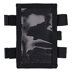 ergodyne Squids 3390 Dual Band Arm ID/Badge Holder with Hook-and-Loop Closure, Vertical, Black, 3.75 x 5.75, 2.75 x 4.75 Insert (EGO19966)