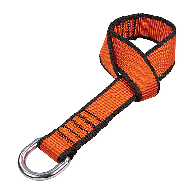 ergodyne Squids 3174 Anchor Choke Strap for Tool Tethering, 25 lb Max Safe Working Capacity, 15" Long, Orange (EGO19174)