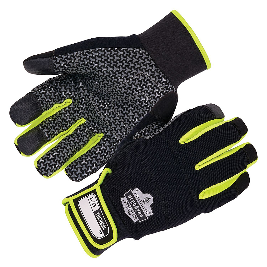 ergodyne ProFlex 850 Insulated Freezer Gloves, Black, Medium, Pair (EGO18153)