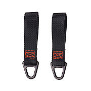 ergodyne Squids 3171 Anchor Strap Belt Loop Attachment for Tool Tethering, 5 lb Max Working Capacity, 5" Long, Black, 2/Pack (EGO19171)