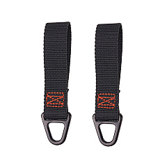 ergodyne Squids 3171 Anchor Strap Belt Loop Attachment for Tool Tethering, 5 lb Max Working Capacity, 5" Long, Black, 2/Pack (EGO19171)