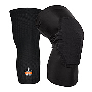 ergodyne Proflex 525 Lightweight Padded Knee Sleeves, Slip-On, Large/X-Large, Black, Pair (EGO18527)