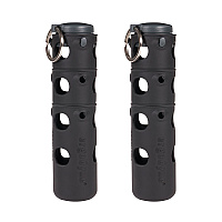 ergodyne Squids 3745 Tool Grip and Tether Attachment Point, 1 lb Max Working Capacity, 5.5" Long, Black, 2/Pack (EGO19747)