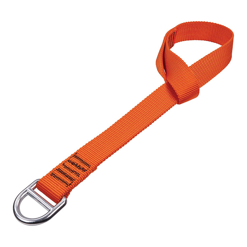 ergodyne Squids 3177 Anchor Choke Strap for Tool Tethering, 60 lb Max Safe Working Capacity, 28" Long, Orange (EGO19195)