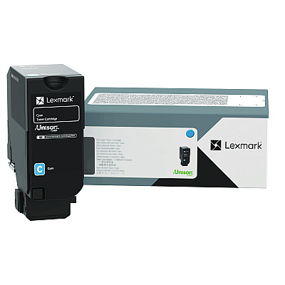 Lexmark 71C1XC0 Return Program Toner Cartridge, 12,500 Page-Yield, Cyan