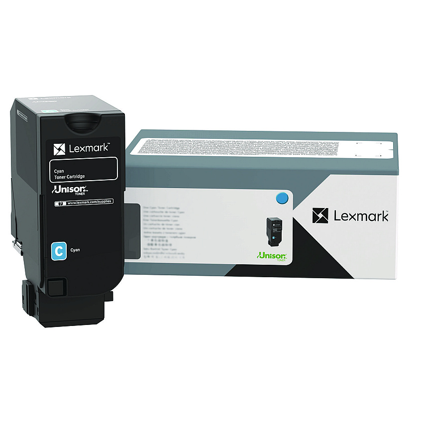 Lexmark 71C1XC0 Return Program Toner Cartridge, 12,500 Page-Yield, Cyan