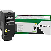 Lexmark 81C1XY0 Return Program Toner Cartridge, 16,200 Page-Yield, Yellow