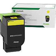 Lexmark 70C00YG Return Program Toner, 1,000 Page-Yield, Yellow
