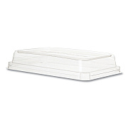 Eco-Products Worldview 100% Recycled Content Lid, 10.82 x 10.71 x 1.83, Clear, Plastic, 200/Carton (ECOEPSCRC107LIR)