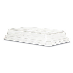 Eco-Products Worldview 100% Recycled Content Lid, 10.82 x 10.71 x 1.83, Clear, Plastic, 200/Carton (ECOEPSCRC107LIR)
