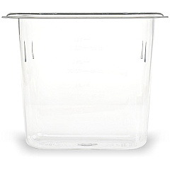 Carlisle StorPlus Polycarbonate Food Pan, 1.4 qt, 4.25 x 6.93 x 6, Clear, Plastic (CFS3068807)