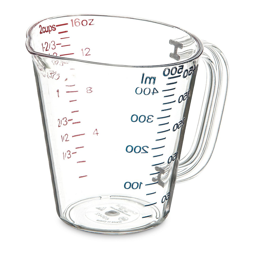 Carlisle Commercial Measuring Cup, 1 pt, Clear (CFS4314207)