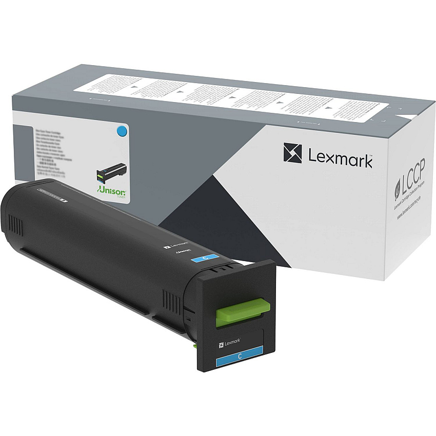 Lexmark 72K0X20 Extra High-Yield Toner, 22,000 Page-Yield, Cyan