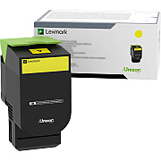 Lexmark 70C0HYG High-Yield Toner, 3,000 Page-Yield, Yellow