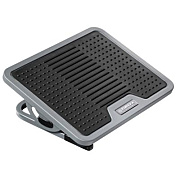 Eureka Adjustable Ergonomic Footrest, 15.38 x 11.81 x 3.32 to 5.19, Black/Gray (EKADSN03048)