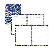 Blue Sky One Tree Planted Effie Weekly/Monthly Planner, Floral Artwork, 11" x 8.5", Blue/Peach/Green Cover, 12-Month (Jan-Dec): 2026 (138325)