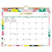 Blue Sky Day Designer Secret Garden Mint Monthly Wall Calendar, Floral Artwork, 11 x 8.75, Multicolor Sheets, 12-Month (Jan-Dec): 2026 (148632)