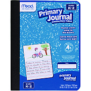 Mead Primary Journal Half Page Ruled, Blue Marble Cover, Primary Rule, (100) 9.75 x 7.5 Sheets (MEA9554)