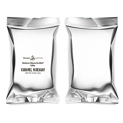 Caribou Coffee Caramel Fractional Pack, 2.5 oz, 18/Carton (CCF042791)