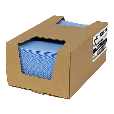 SaniWorks Deluxe Foodservice Wiper, 13 x 17, Blue, 150/Carton (HOSNF310QCB3A)