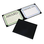 AbilityOne 7510017143330, SKILCRAFT Awards Certificate Padded Cover Binder, 11.62 x 9.12, Black