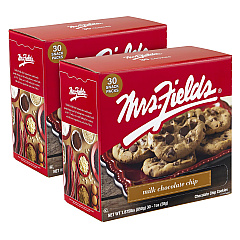 Mrs. Fields Cookies, Milk Chocolate Chip, 1 oz Individually Wrapped, 30/Box, 2 Boxes/Carton (GRR60004080)