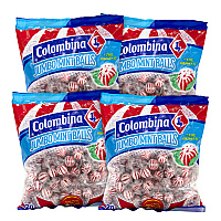 Colombina Jumbo Peppermint Balls, 0.32 oz Individually Wrapped, 120/Bag, 4 Bags/Carton (GRR60004063)