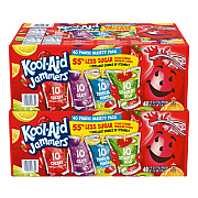 Kool-Aid Jammers Juice Pouch Variety Pack, 6 oz Pouch, 80/Carton (GRR60004076)