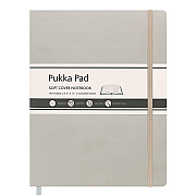 PUKKA PAD Soft Cover Notebook, College Rule, Pebble Cover, (96) 11 x 8.5 Sheets (PUK9943SIG)