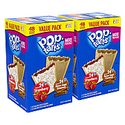 Kellogg's Pop Tarts, Brown Sugar Cinnamon/Strawberry, 2/Pouch, 24 Pouches Box, 2 Boxes/Carton (GRR60004083)
