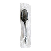Boardwalk Mediumweight Polypropylene Cutlery, Teaspoon, Black, 1,000/Carton (BWKSPOONBLPPIW)