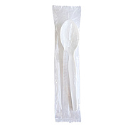 Boardwalk Heavyweight Wrapped Polystyrene Cutlery, Soup Spoon, White, 1,000/Carton (BWKSOUPWHPS)