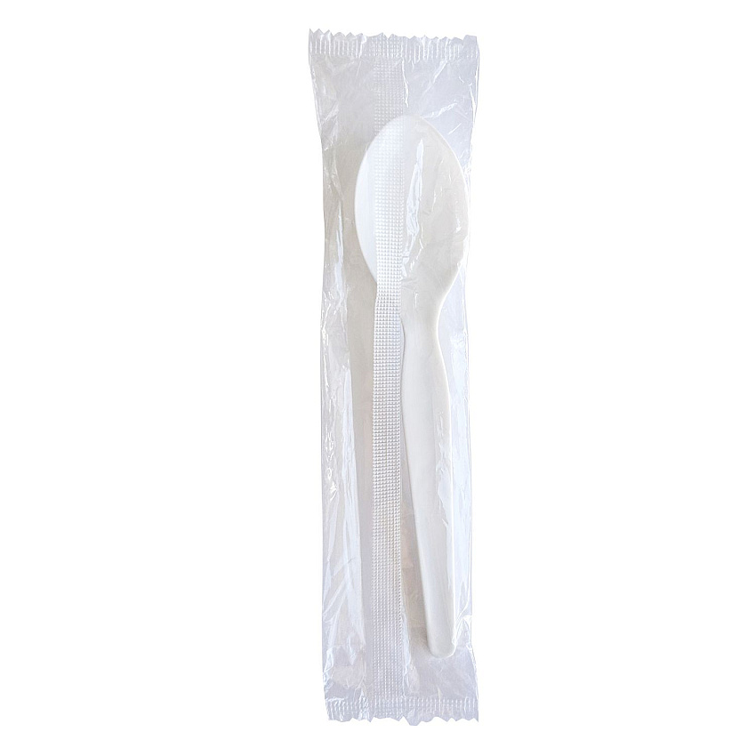 Boardwalk Heavyweight Wrapped Polystyrene Cutlery, Soup Spoon, White, 1,000/Carton (BWKSOUPWHPS)