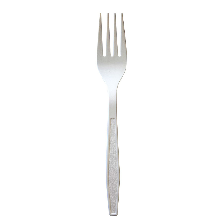 Boardwalk Heavyweight Polypropylene Cutlery, Fork, White, 1,000/Carton (BWKFORKWHPP)