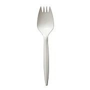 Boardwalk Mediumweight Polypropylene Cutlery, Spork, White, 1,000/Carton (BWKSPORKWHPP)