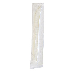Boardwalk Mediumweight Wrapped Polypropylene Cutlery, Knife, White, 1,000/Carton (BWKKNIFEMWPPIW)
