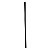 Boardwalk Jumbo Straws, 7.75", Polypropylene, Black, 12,500/Carton (BWKJSTUW775BK)