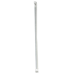 Boardwalk Wrapped Giant Straws, 10.25", Polypropylene, Black, 1,200/Carton (BWKGST1025BK)