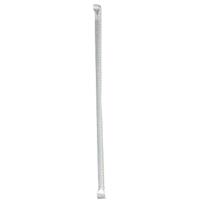 Boardwalk Wrapped Giant Straws, 10.25", Polypropylene, Black, 1,200/Carton (BWKGST1025BK)