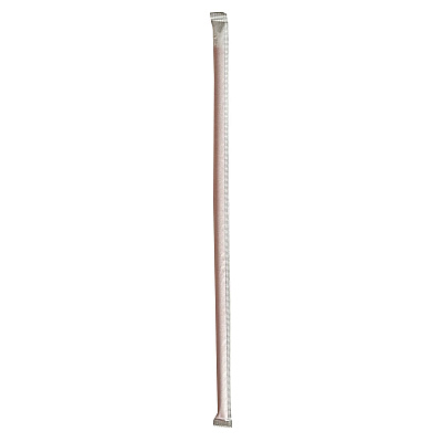 Boardwalk Wrapped Giant Straws, 10.25", Polypropylene, Red, 1,200/Carton (BWKGST1025RD)