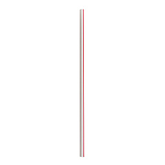 Boardwalk Jumbo Straws, 7.75", Polypropylene, Red/White Striped, 12,500/Carton (BWKJSTUW775RW)