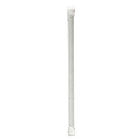 Boardwalk Wrapped Jumbo Paper Straws, 7.75", Paper, Black, 1,280/Carton (BWKPPRSTRWBLIW)