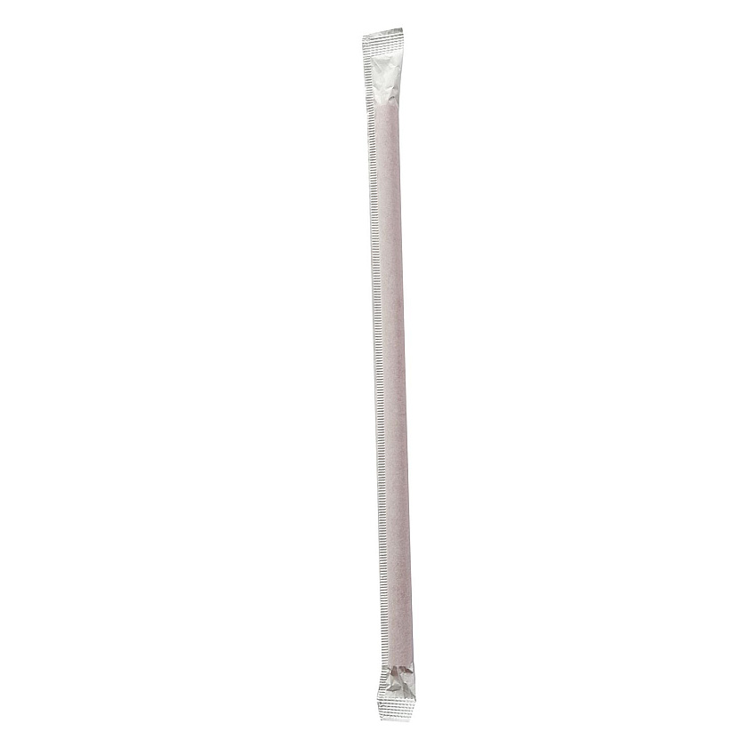 Boardwalk Wrapped Giant Straws, 7.75", Polypropylene, Red, 7,200/Carton (BWKGSTW775RD)
