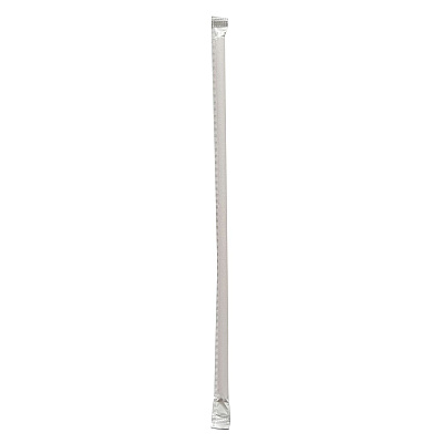 Boardwalk Wrapped Giant Straws, 10.25", Polypropylene, Red/White Striped, 1,200/Carton (BWKGST1025RW)