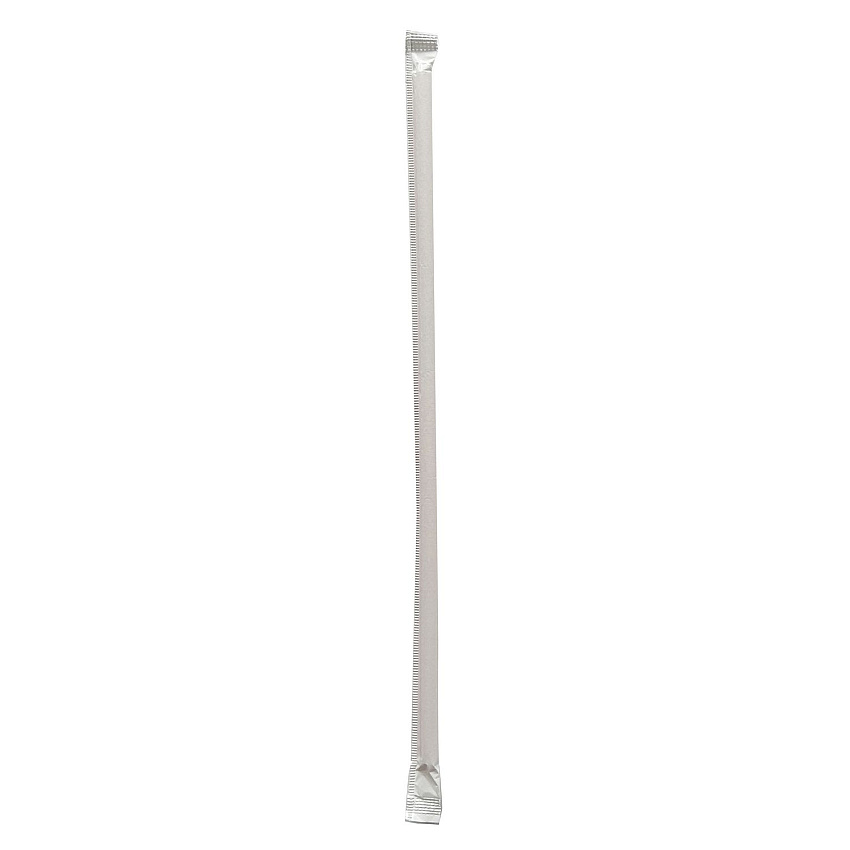 Boardwalk Wrapped Giant Straws, 10.25", Polypropylene, Red/White Striped, 1,200/Carton (BWKGST1025RW)