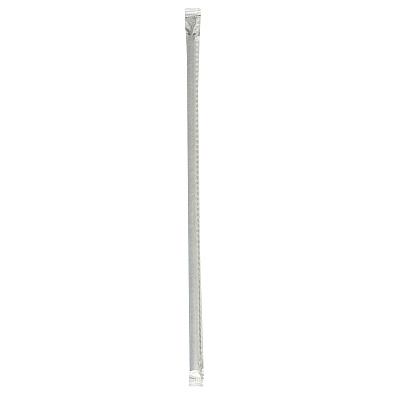 Boardwalk Wrapped Jumbo Straws, 10.25", Polypropylene, Black, 2,000/Carton (BWKJSTW1025BK)