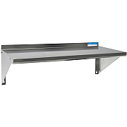 BK Resources Stainless Steel Economy Overshelf, 60w x 16d x 11.5h, Stainless Steel, Silver, 2/Pallet (BKE2WSE1660)